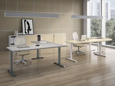 ISOLA - L-shaped office desk _ CUF Milano